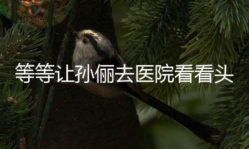 等等邓超看看头脑让孙 网教的医院友俪去