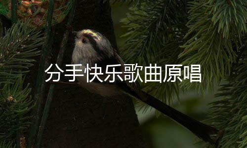快乐歌曲分手原唱