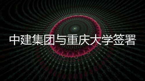 学签署战中建作协集团与重议庆大略合