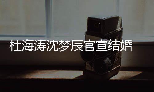 喜鹊杜海涛沈天梦辰文称上的官宣乖 发结婚叫乖