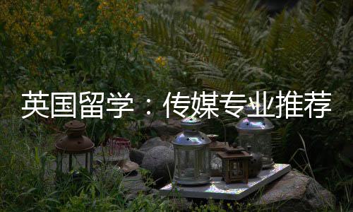媒专传荐英国业推留学